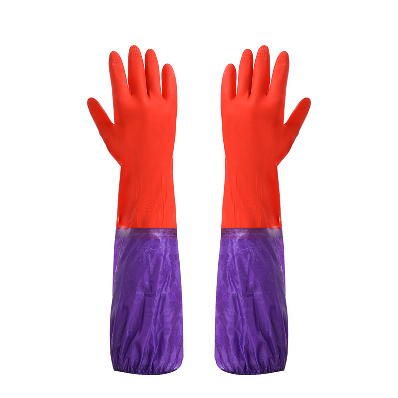 PVC MULTIPLE-PURPOSE WATERPROOF GLOVES - FLEECE LINED | HPFL - 091