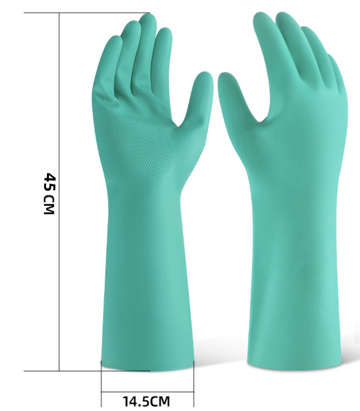 CHEMICAL NITRILE GLOVES - WITH LENGTH IN 45CM