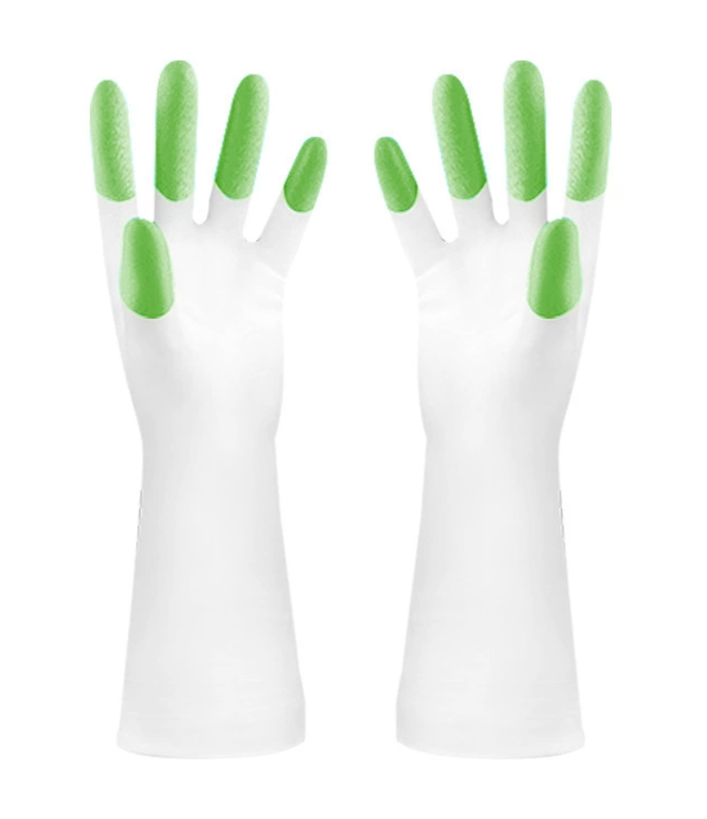 PVC MULTIPLE-PURPOSE WATERPROOF GLOVES - FINGER COLORED | HPFC - 087