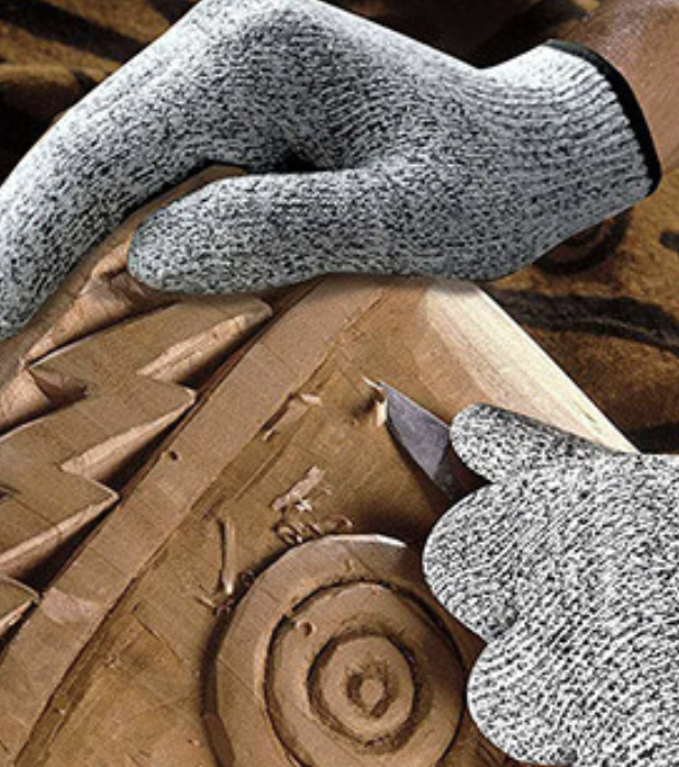 CUT-RESISTANCE LABOR SAFETY GLOVES WITH CUT LEVEL 5