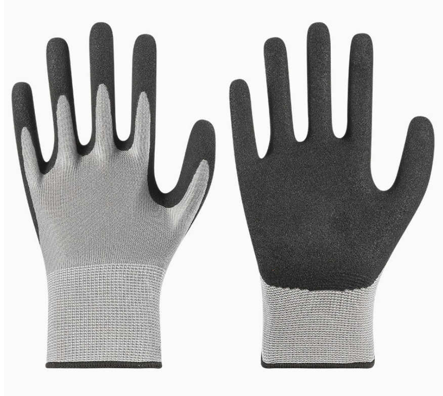 CUT-RESISTANCE NITRILE SANDY-FINISHED COATING GLOVES
